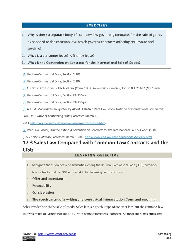 Business Law and the Legal Environment - Page 565